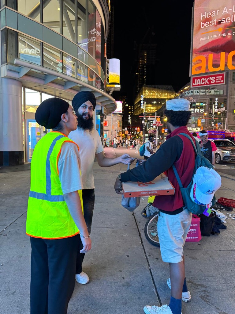 Nighttime food outreach serving the wider community